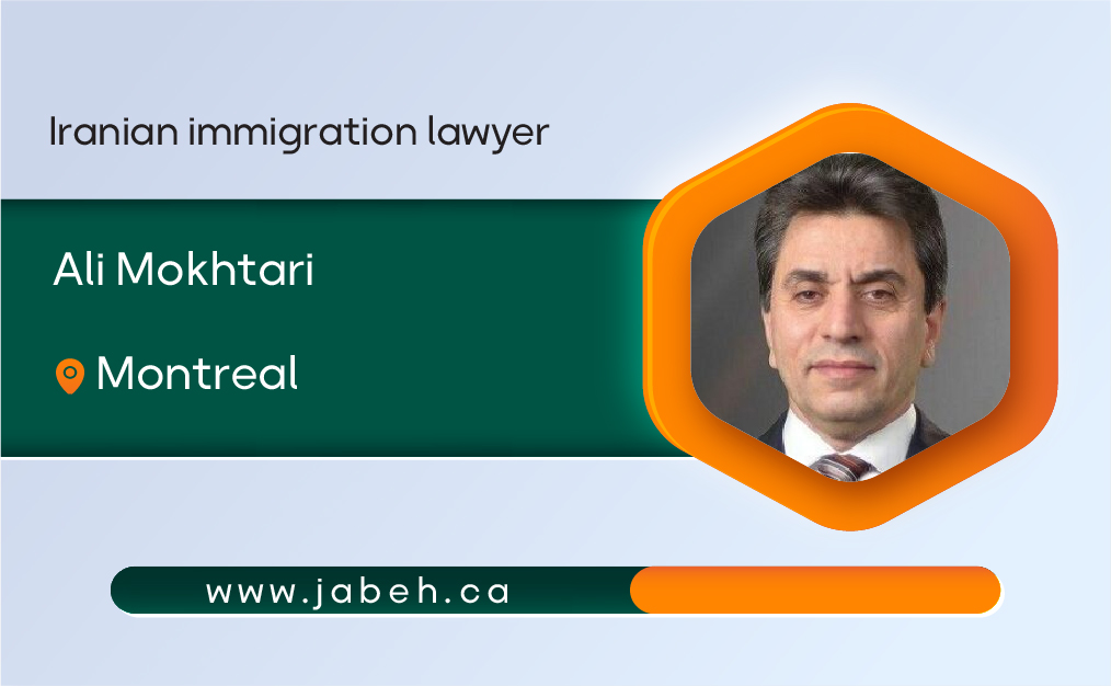 Iranian immigration lawyer Ali Mokhtari in Montreal