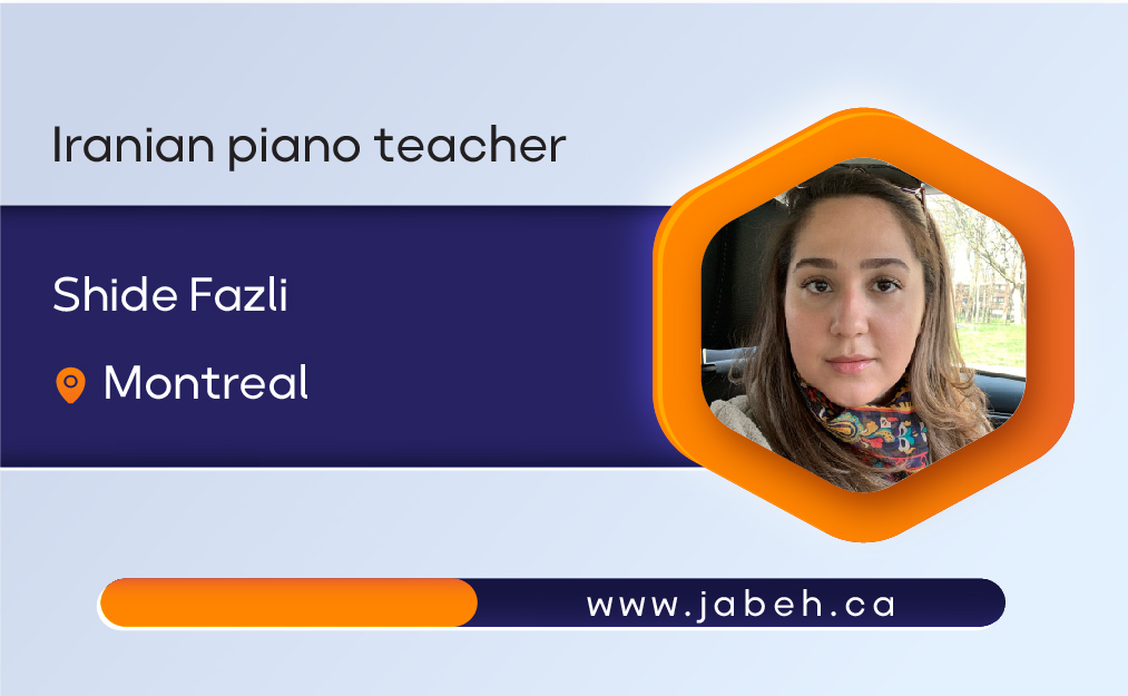 Irani piano teacher Shideh Fazeli in Montreal