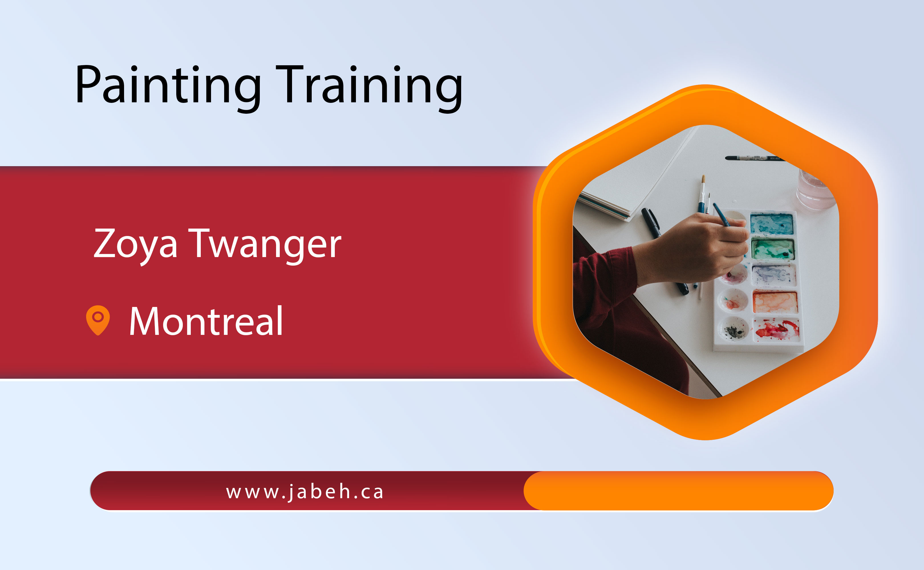 Zoya Tawanger's specialized design and painting training in Montreal