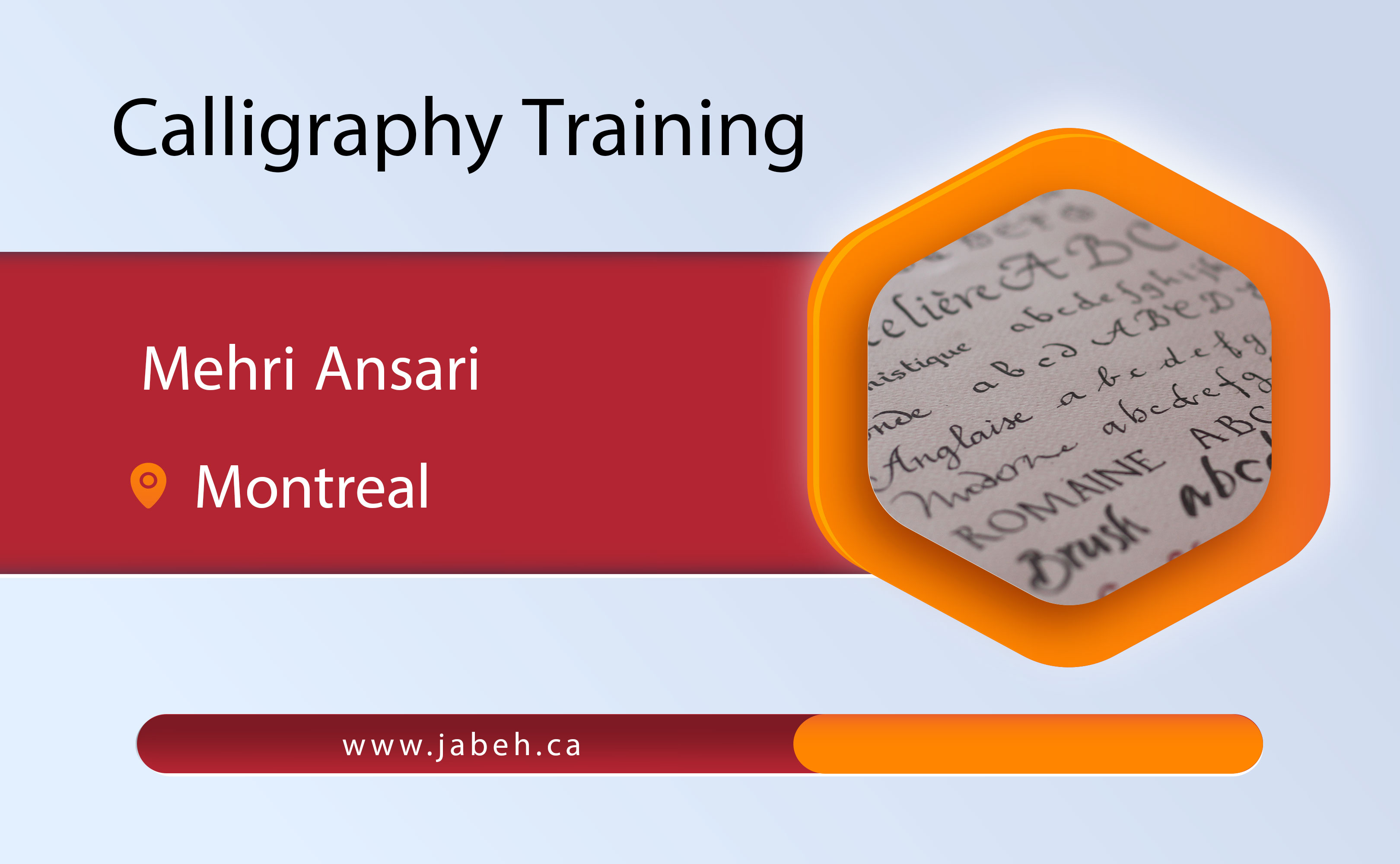 Teaching Nastaliq Mehri Ansari calligraphy in Montreal