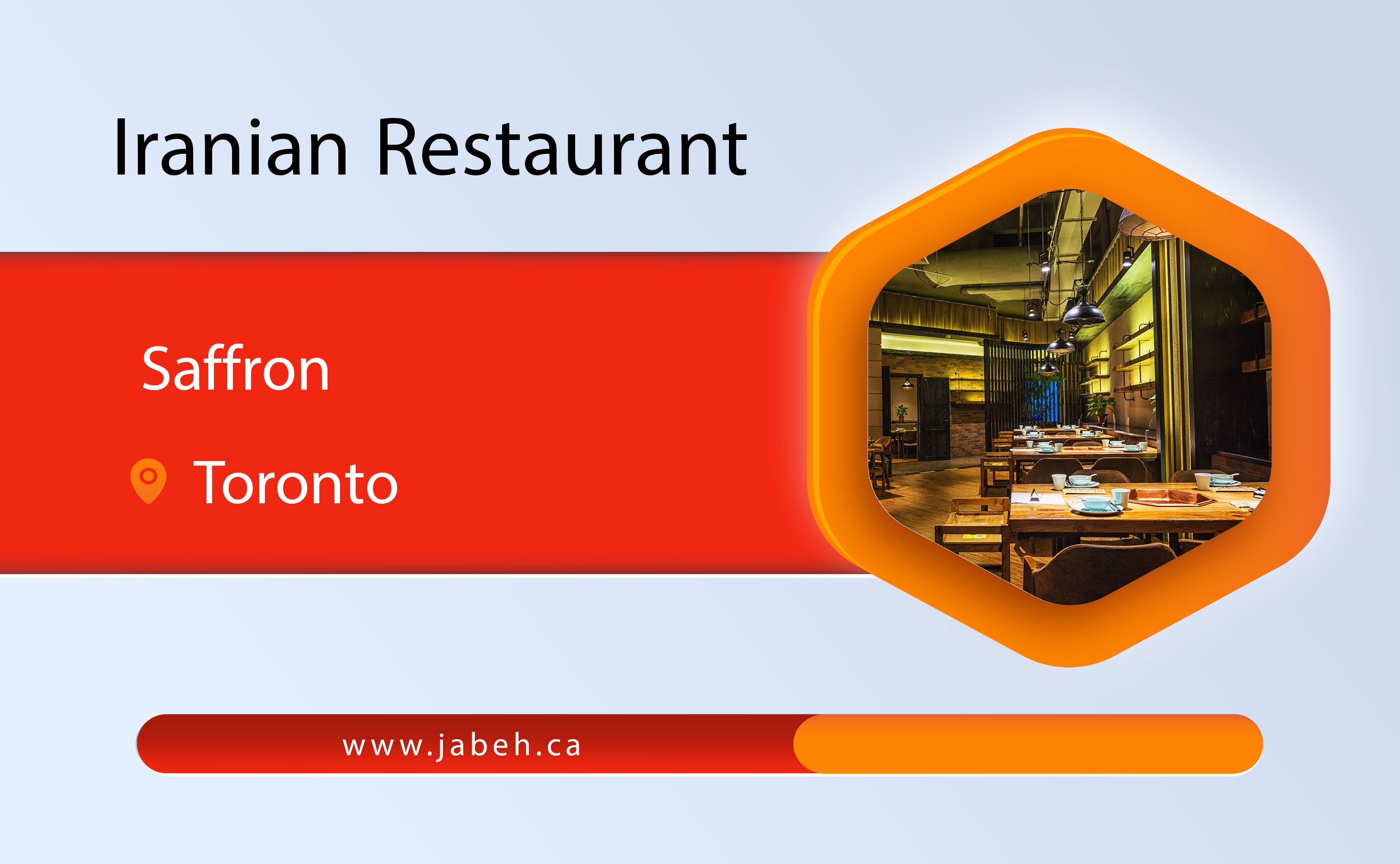 Saffron Iranian restaurant in Toronto