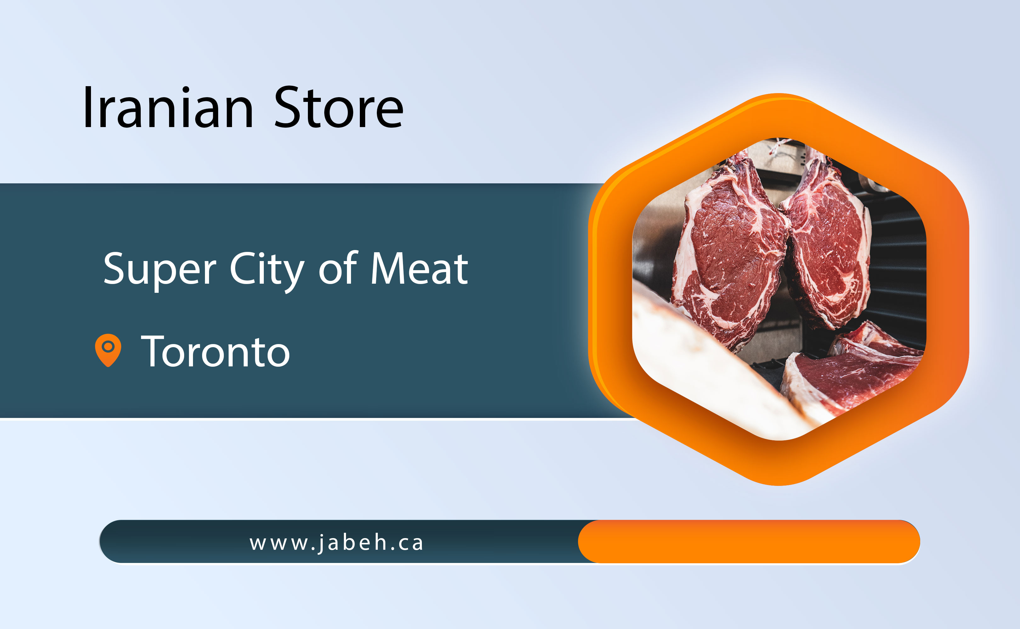 Iranian meat store in Toronto