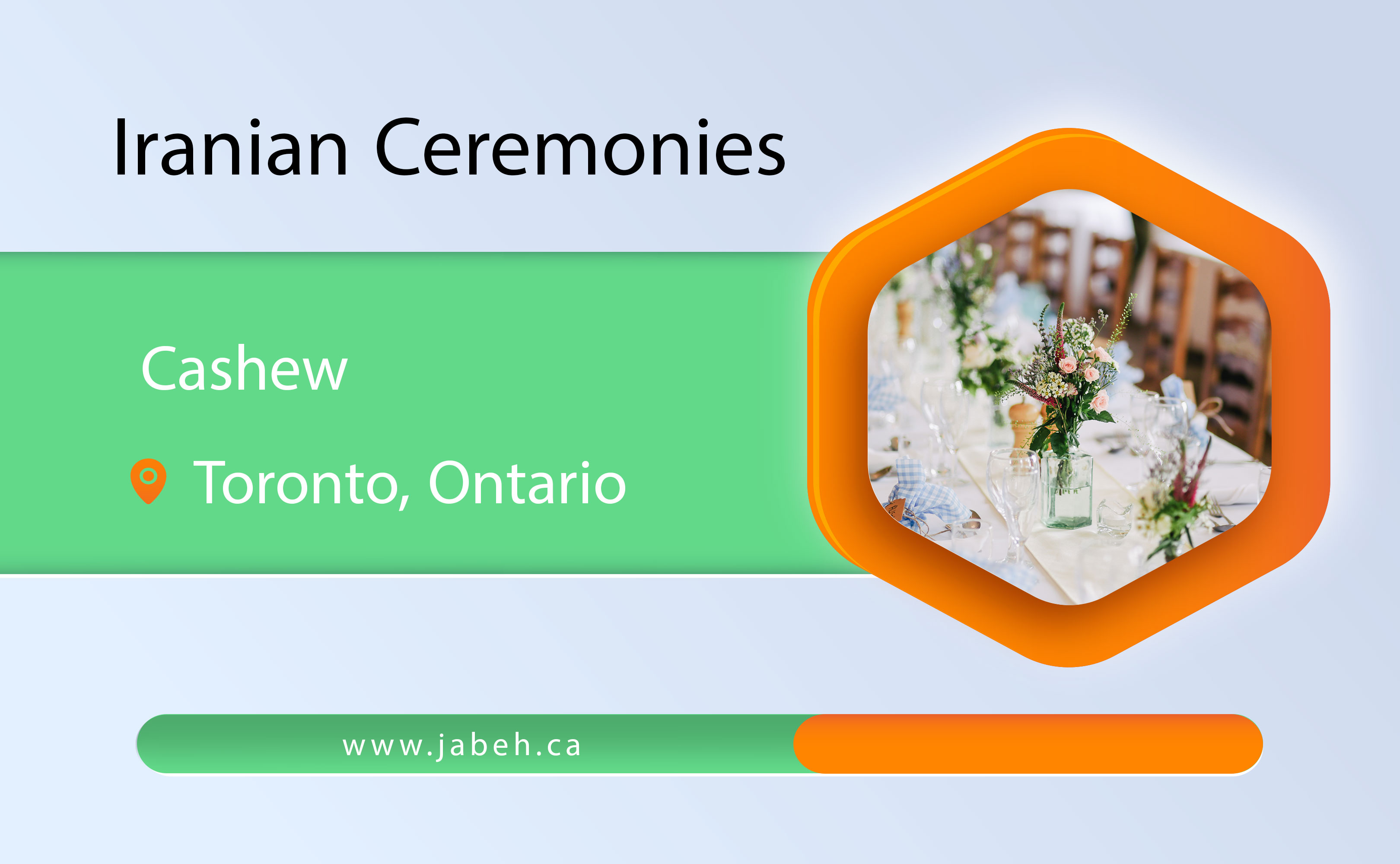 Ceremonies and ceremonies of Iranian cashmere in Toronto, Ontario