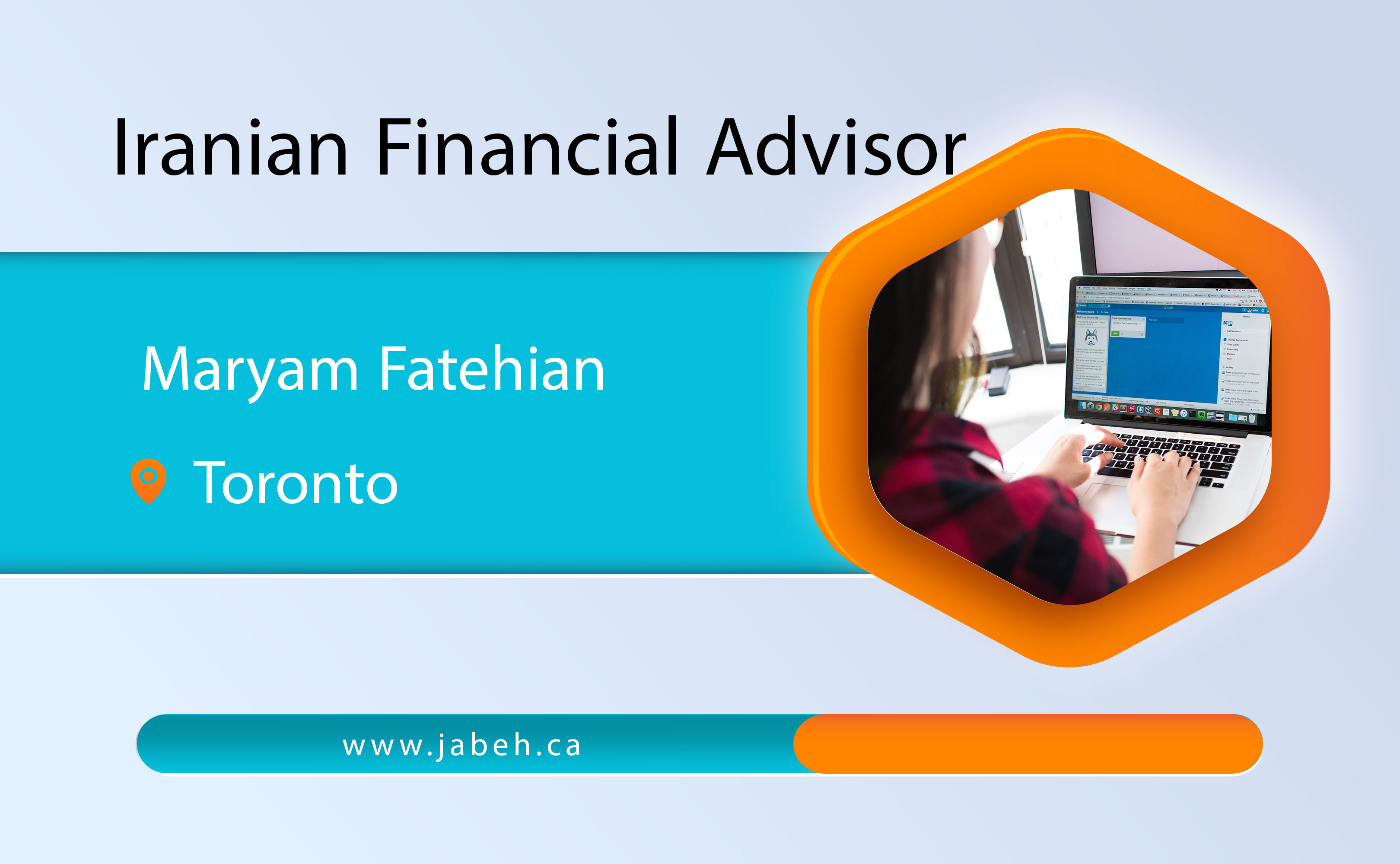 Iranian financial advisor Maryam Fatehian in Toronto