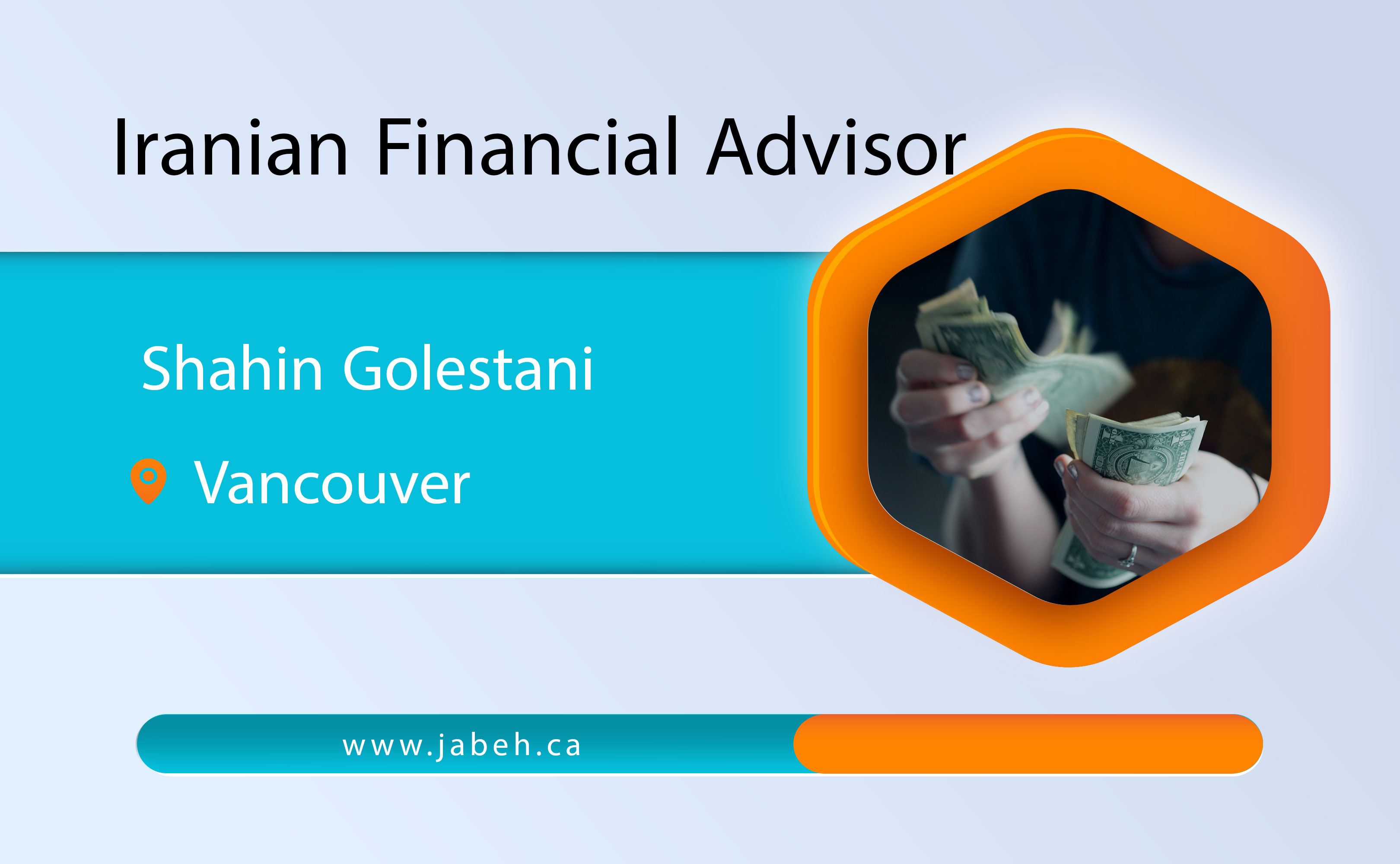Iranian financial advisor Shahin Golestani in Vancouver