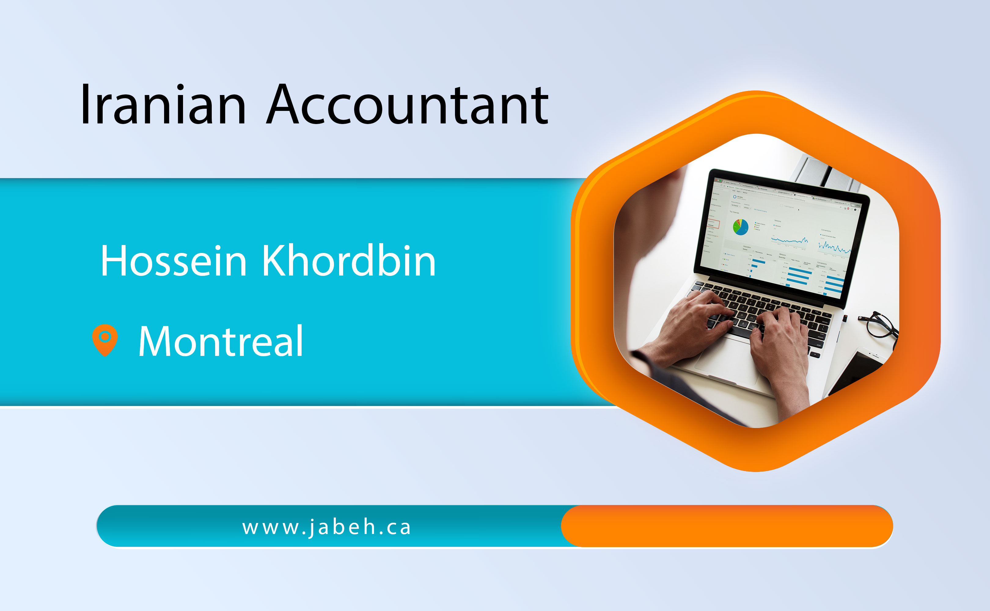 Iranian accounting of Hossein Khordbin in Montreal