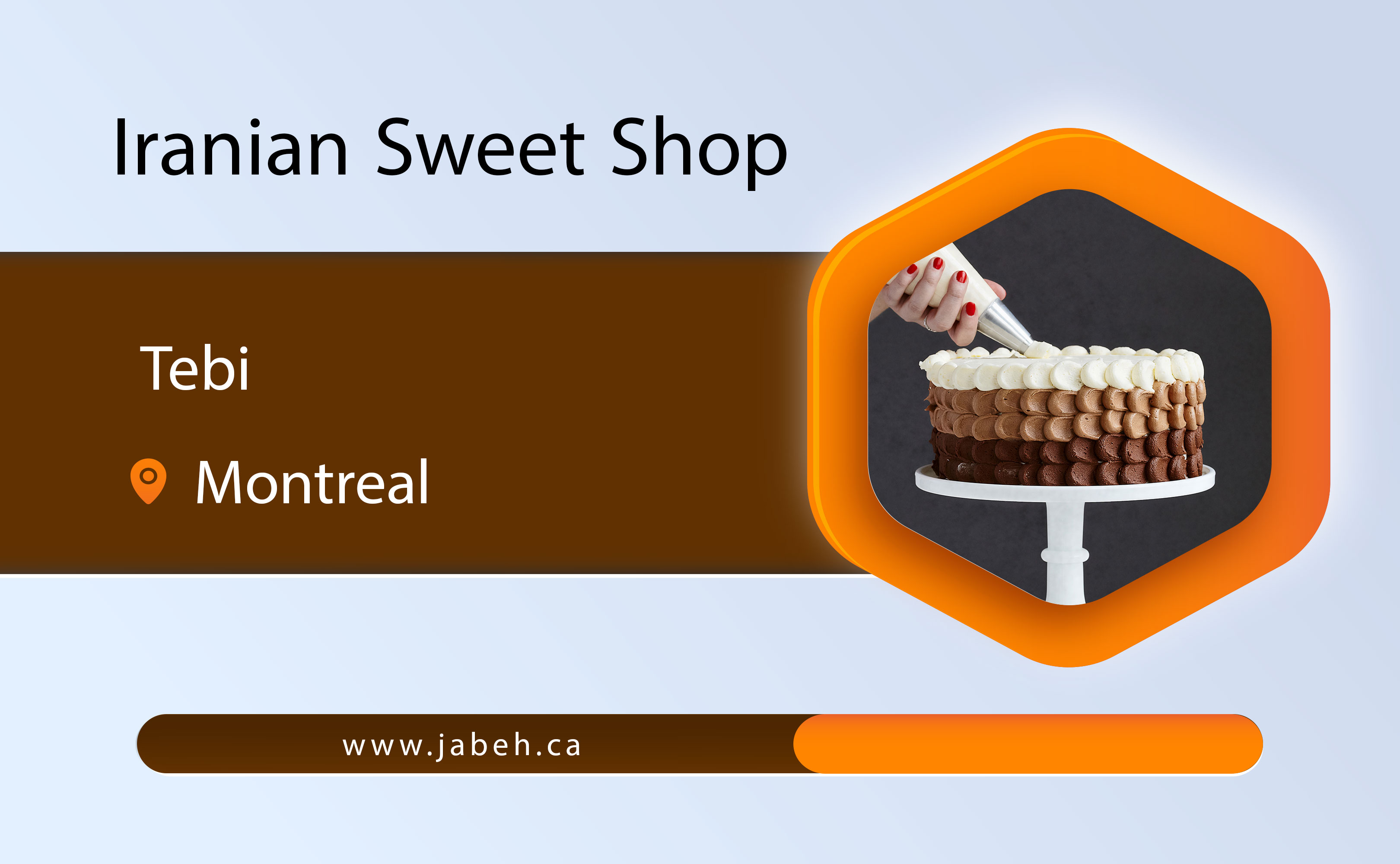 Tebi Iranian sweet shop in Montreal