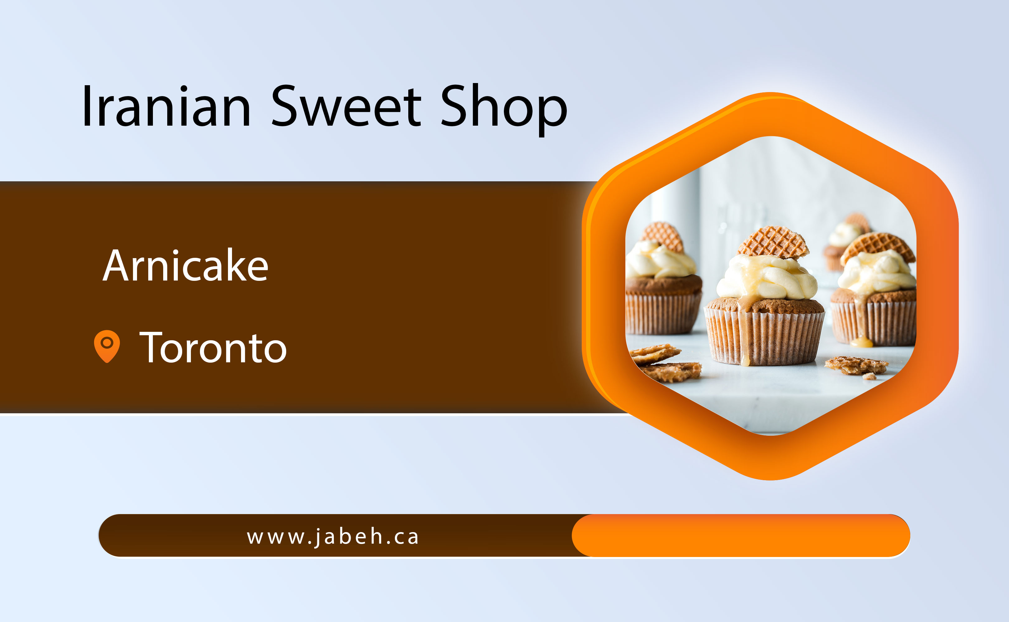 Arni Cake Iranian sweet shop in Toronto