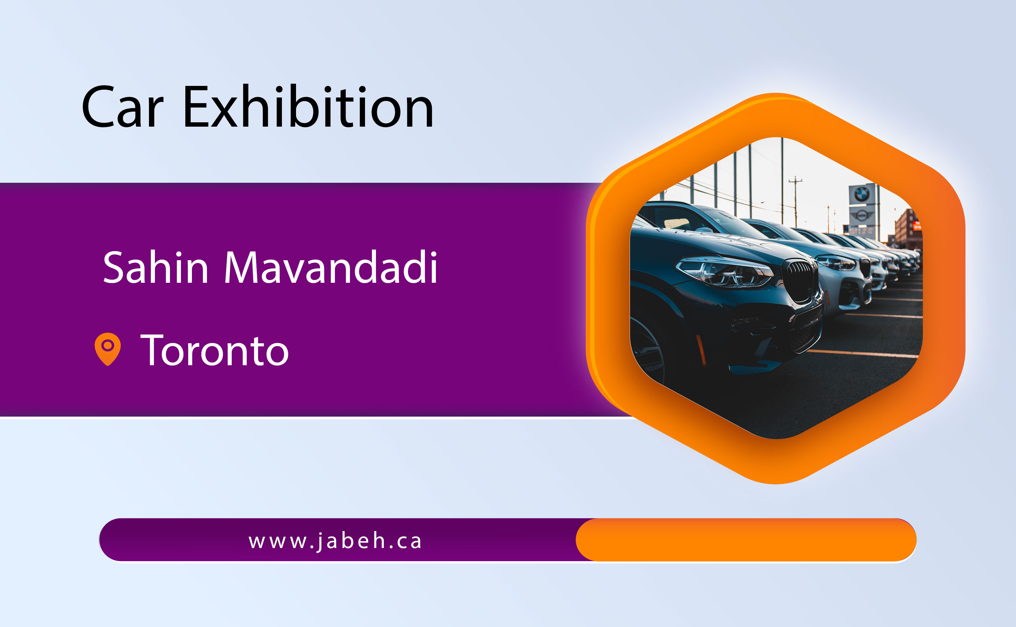 Sahin Mavandadi car exhibition in Toronto