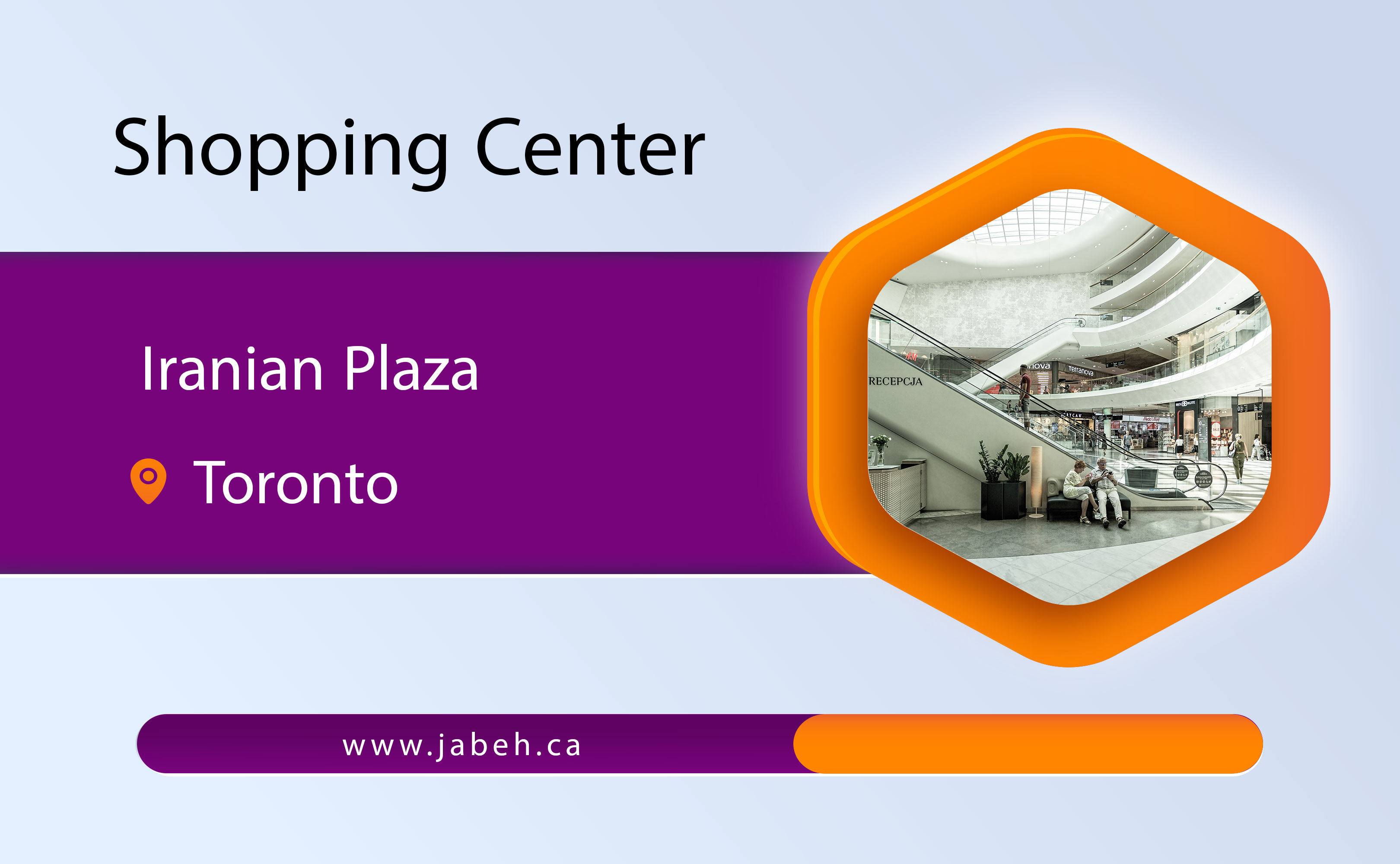 Iranian Plaza shopping center in Toronto