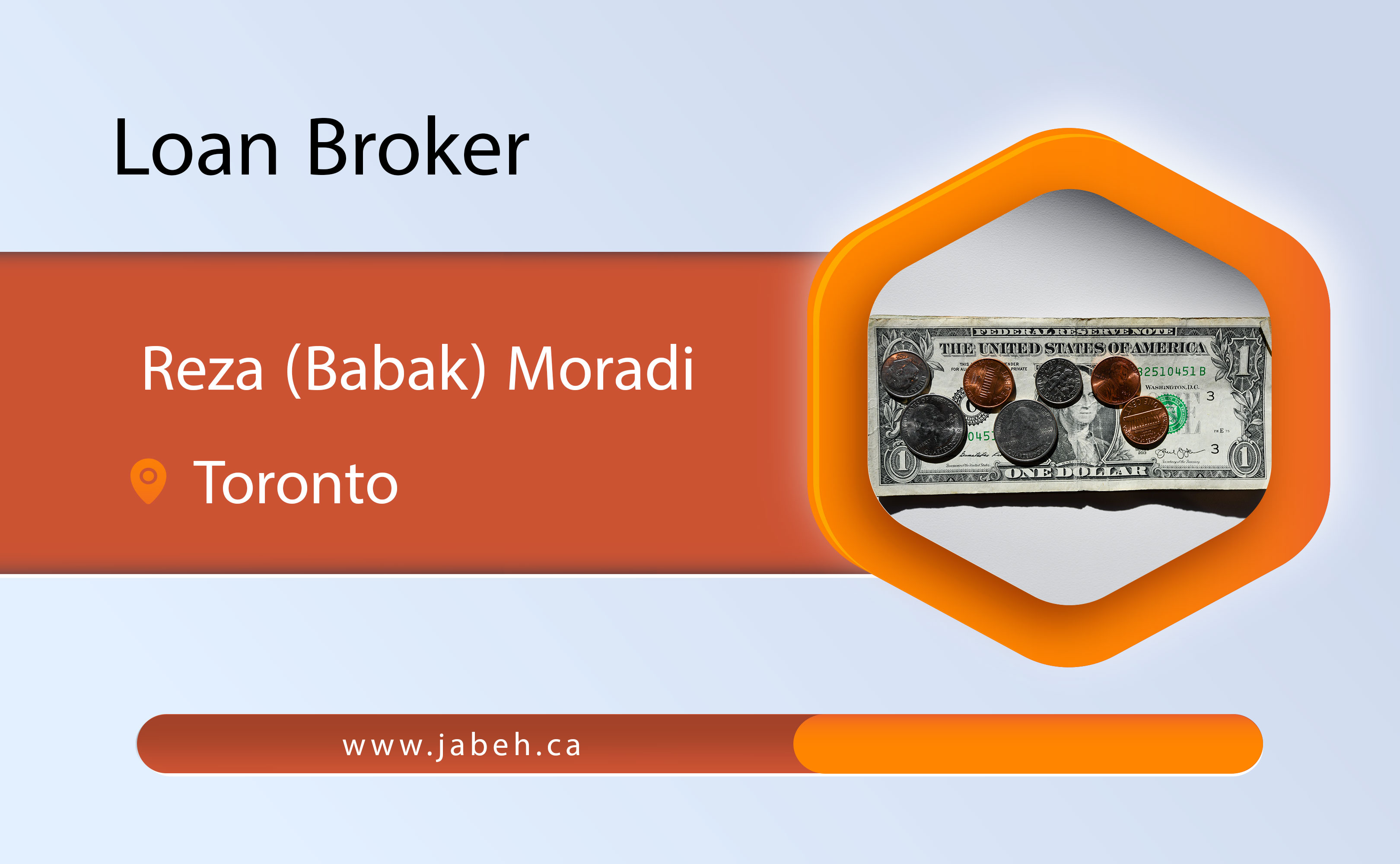 Iranian loan broker Reza (Babak) Moradi in Toronto