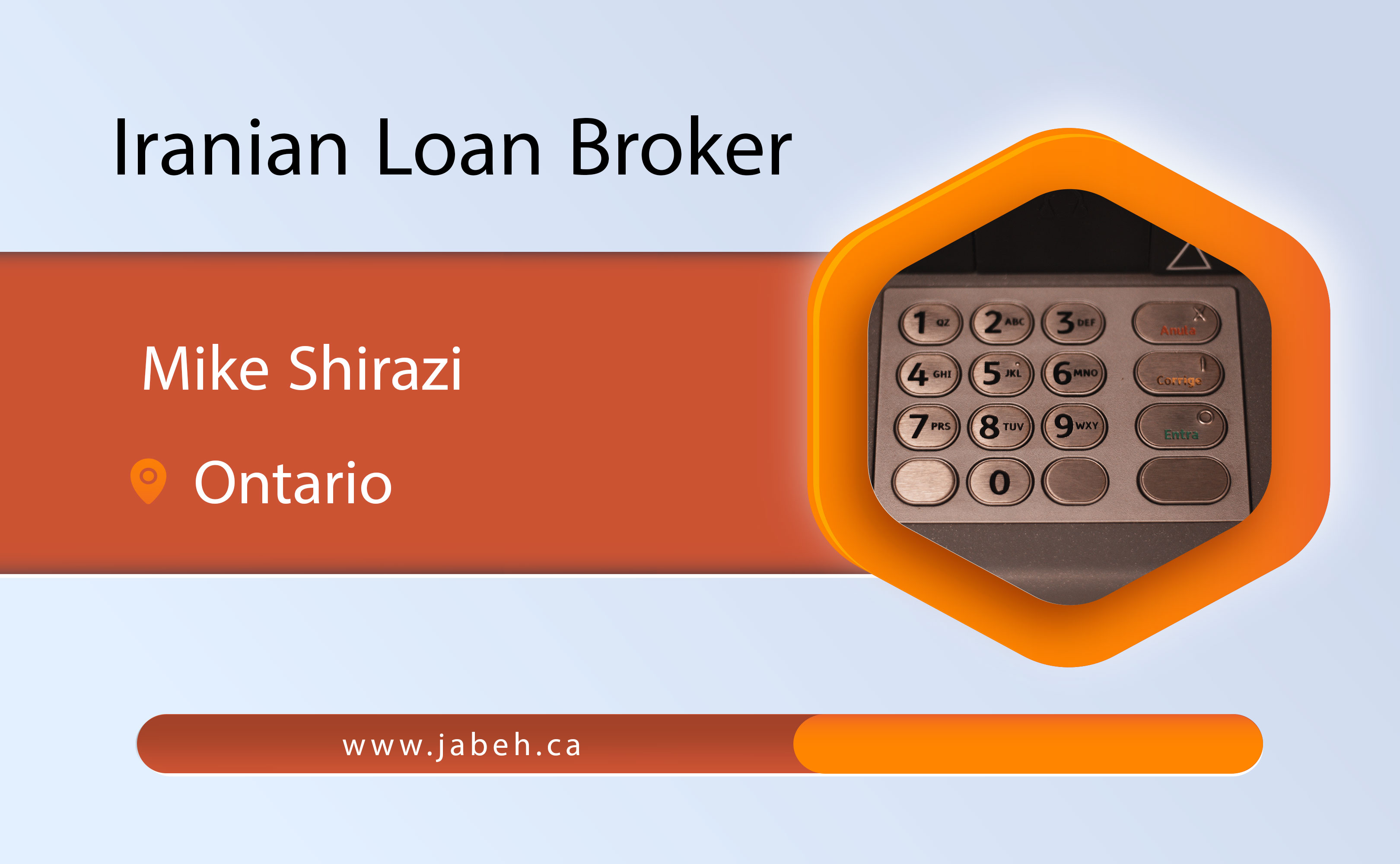 Iranian loan broker Mike Shirazi in Ontario
