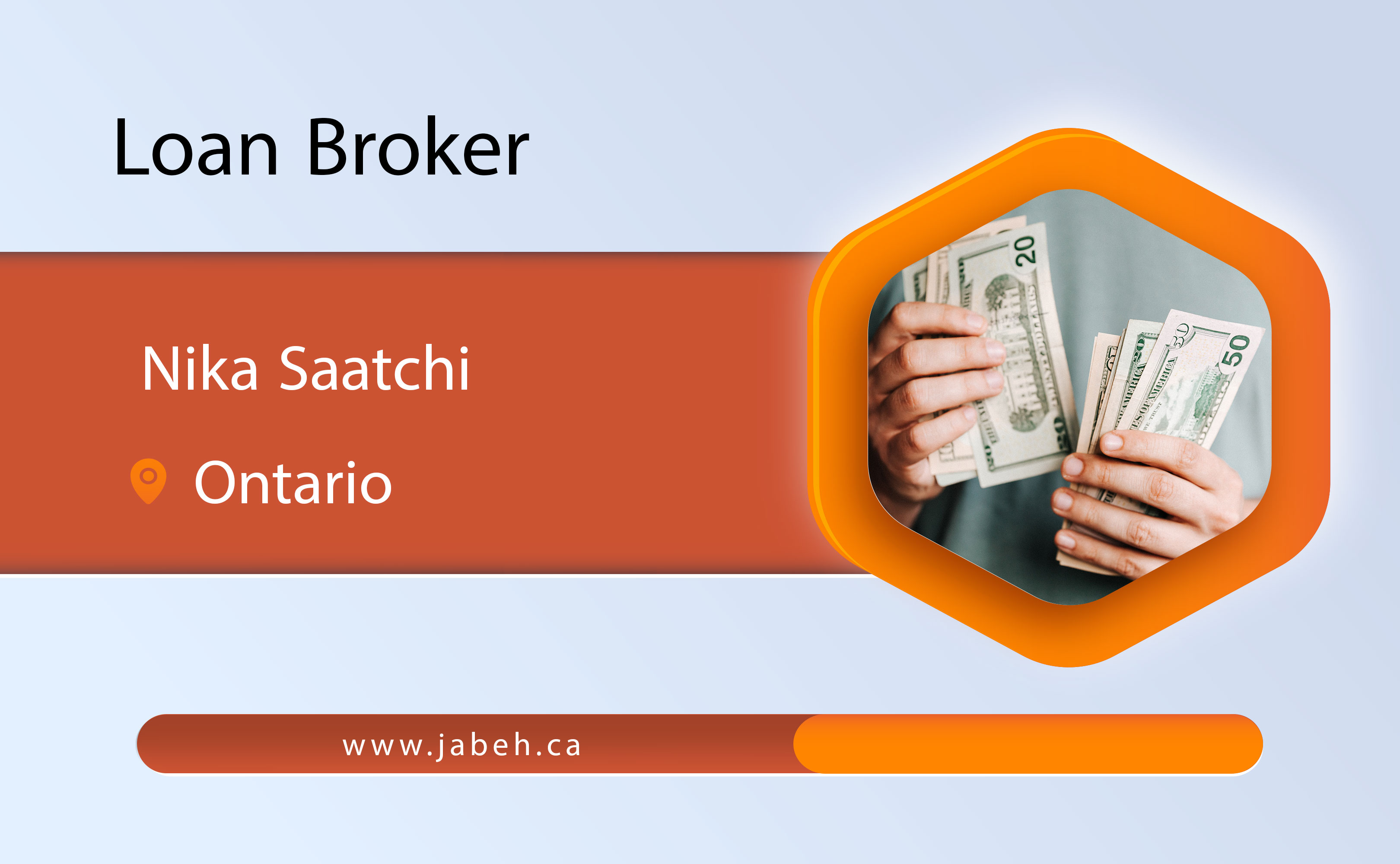 Iranian loan broker Nika Saatchi in Ontario