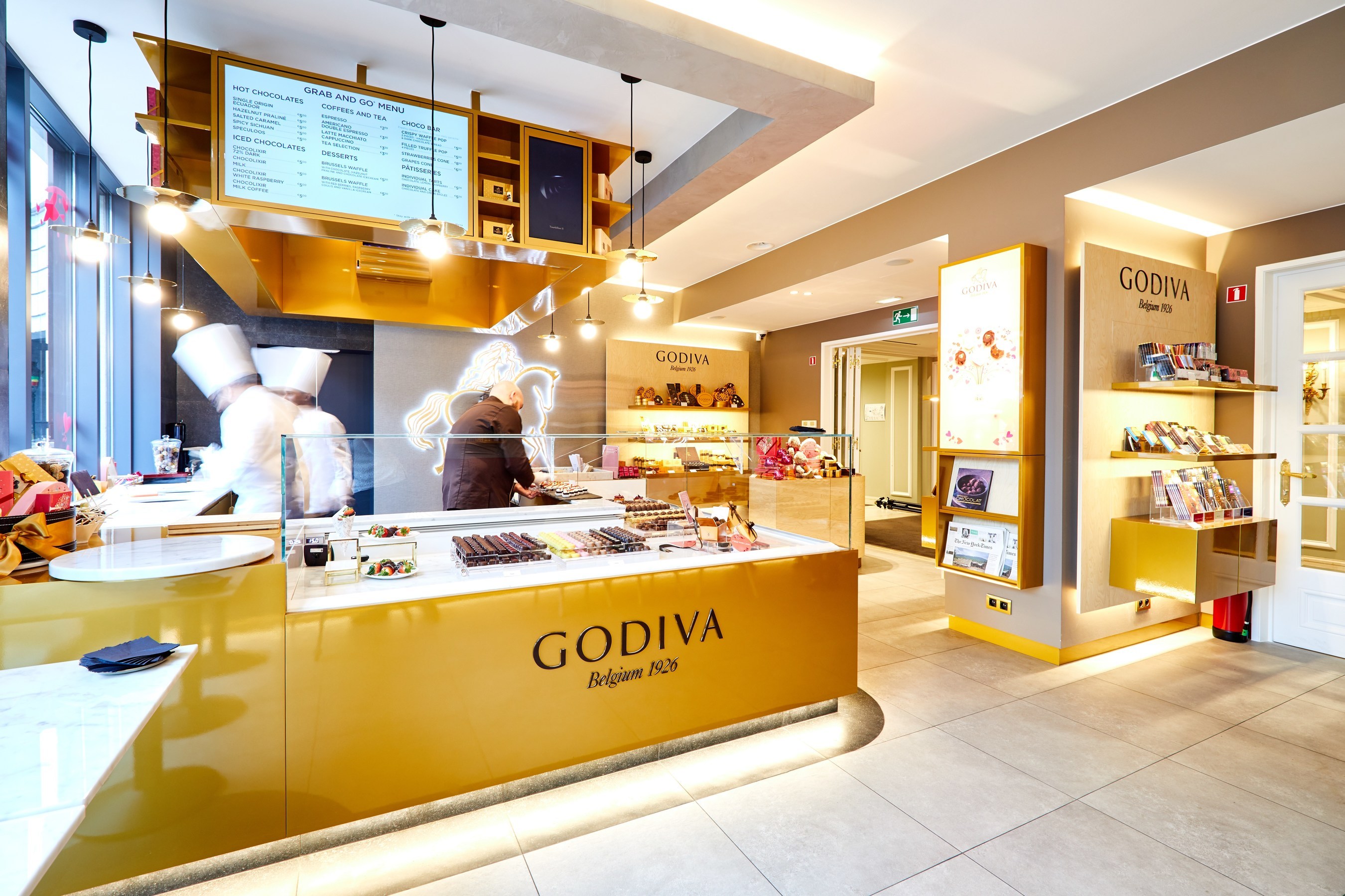 Closing Godiva chocolate stores in Canada and America